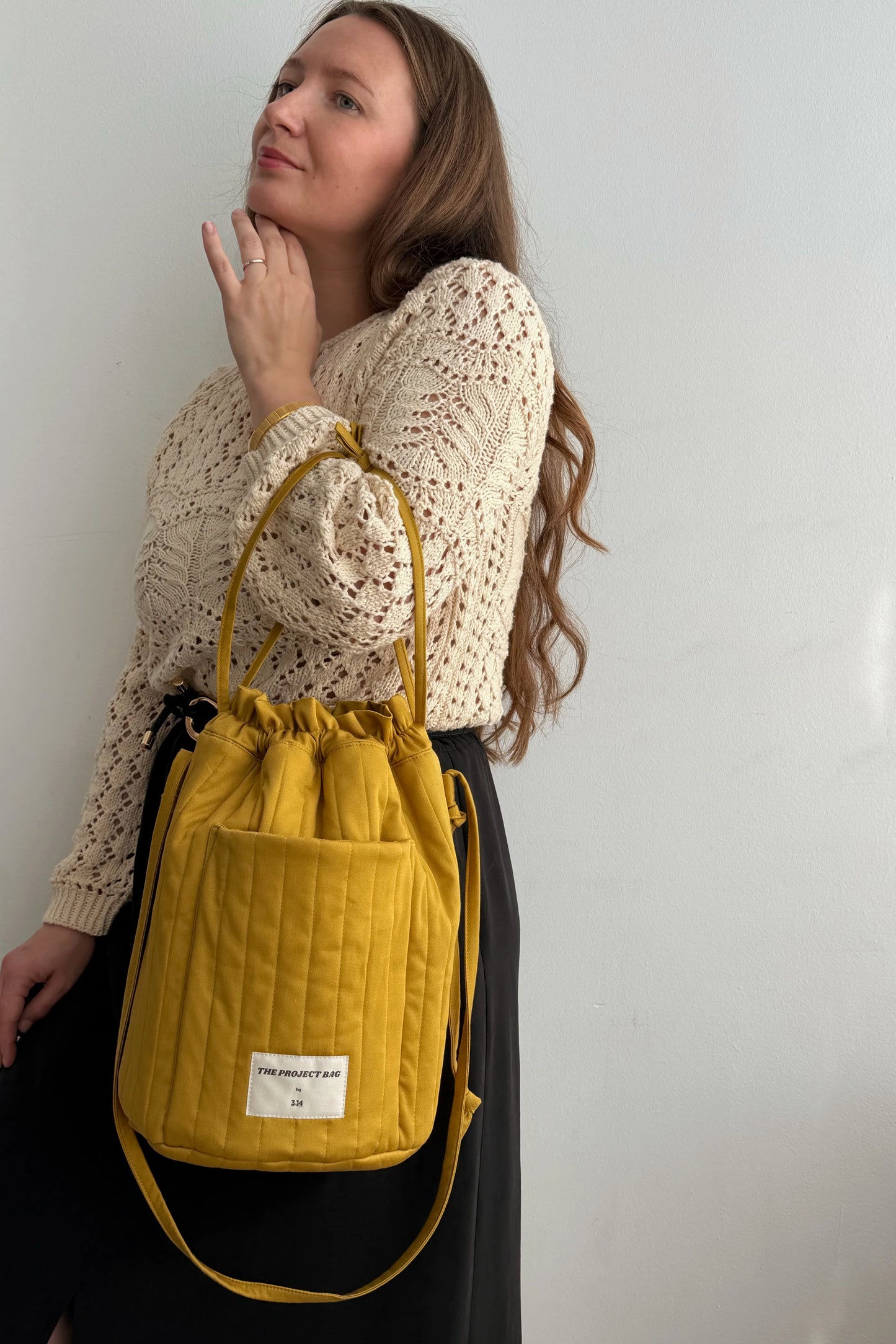 3.14 Honey Project Bag (Mezgėjos krepšys)