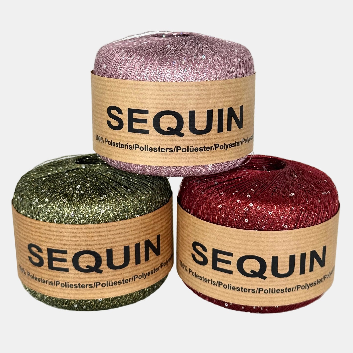 Midara Sequin siūlai 50g (poliesteris)