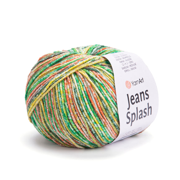 YarnArt Jeans Splash siūlai 50g (medvilnė, akrilanas)