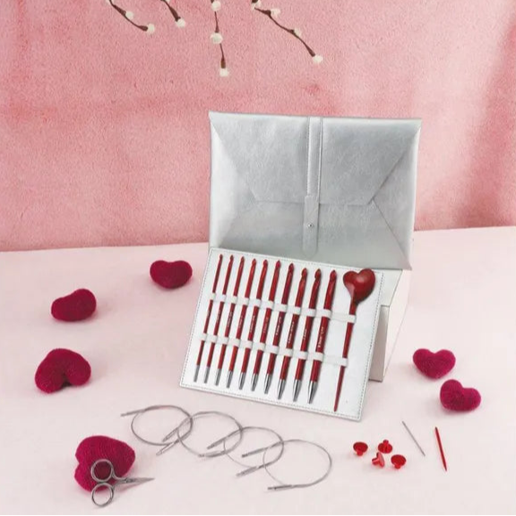 KnitPro Amore Tunisian vąšelių rinkinys (Lmited Edition)