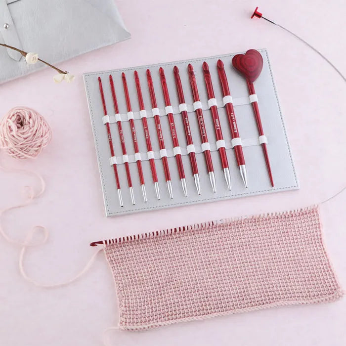 KnitPro Amore Tunisian vąšelių rinkinys (Lmited Edition)