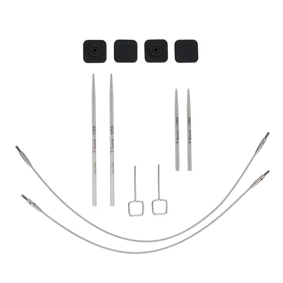KnitPro Mindful Petite Combo prisukami virbalai 5cm ir 7.5cm su valais (2vnt.)