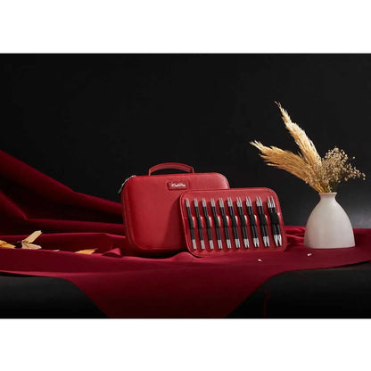 KnitPro Karbonz Elan 13cm virbalų rinkinys keičiamu valu