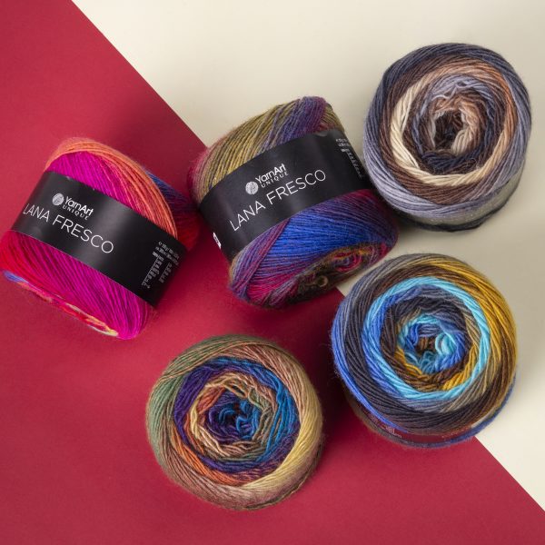 YarnArt Lana Fresco siūlai 100g (vilna)