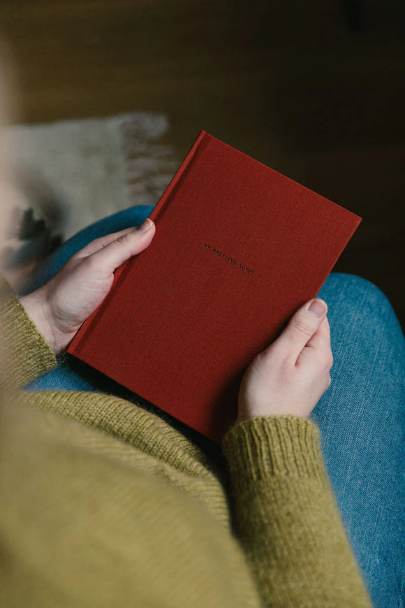 Laine Mezgėjos užrašinė "My Knitting Notes" (Terracotta)