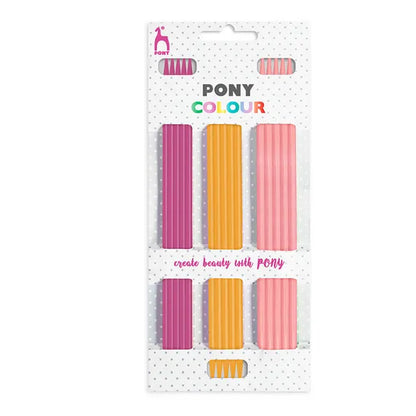 Pony Colour metalinių mezgimo virbalų rinkinys 20cm (3.50mm - 4.50mm)