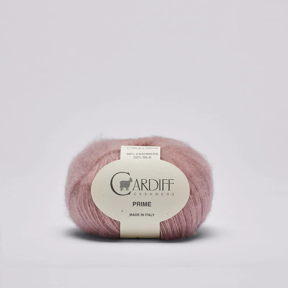Cardiff PRIME mezgimo siūlai 25g (kašmyras, šilkas)