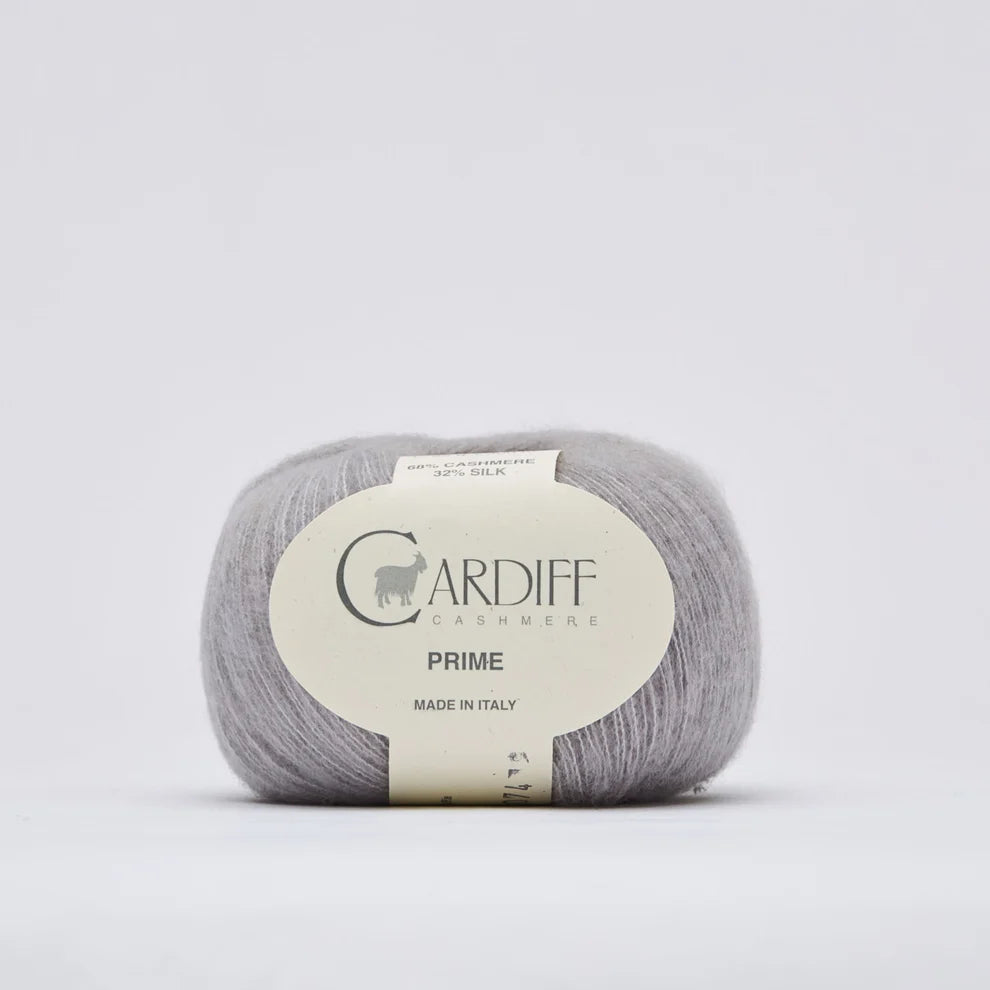 Cardiff PRIME mezgimo siūlai 25g (kašmyras, šilkas)
