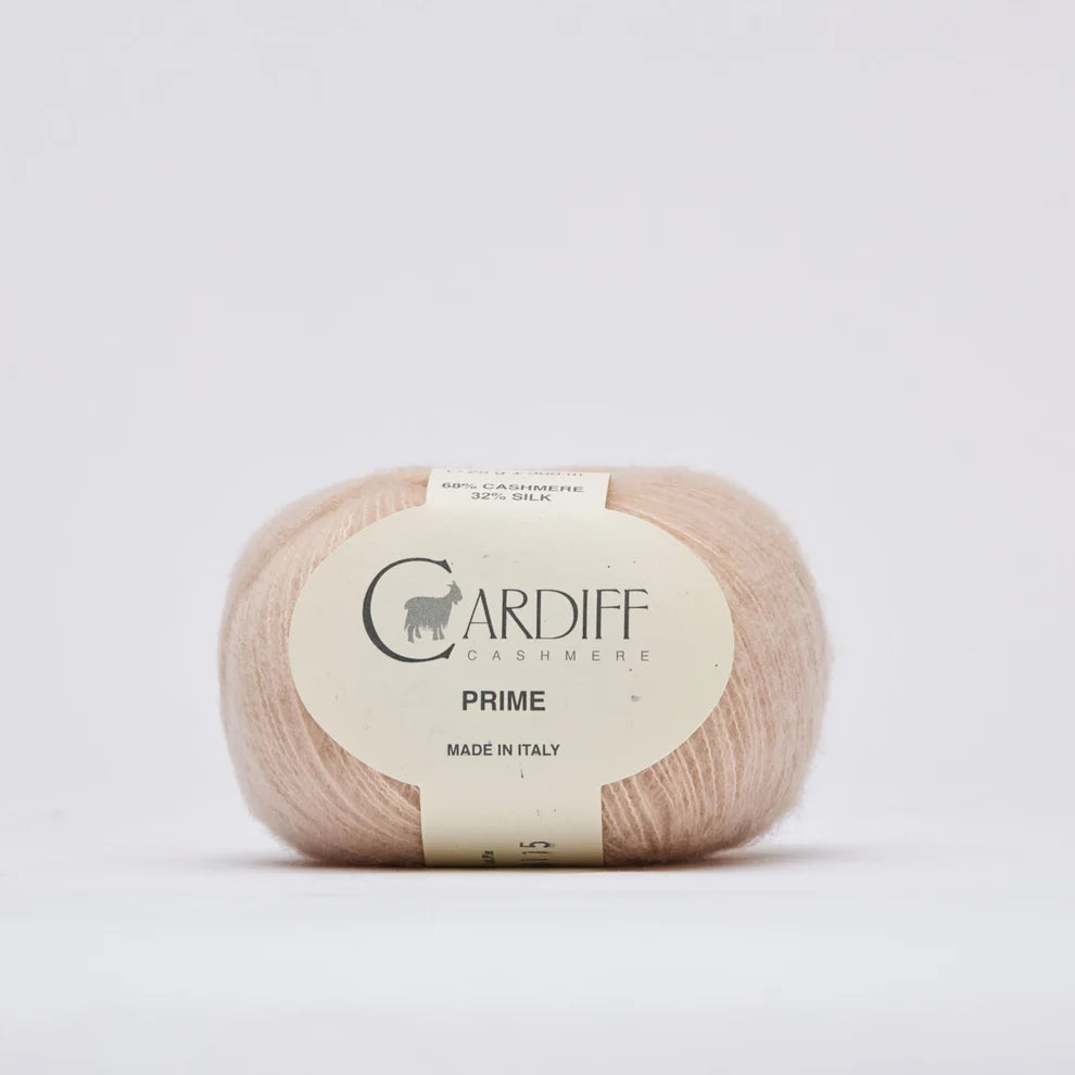 Cardiff PRIME mezgimo siūlai 25g (kašmyras, šilkas)