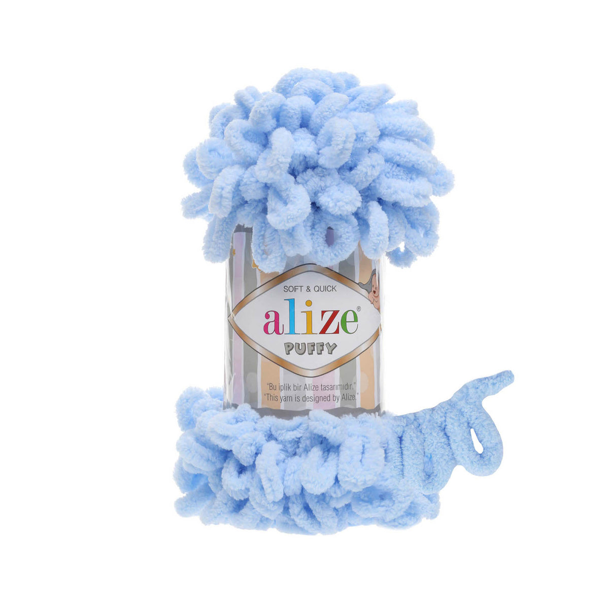 Alize Puffy yarn 100g (micro polyester)