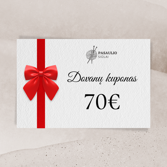 Gift coupon €70