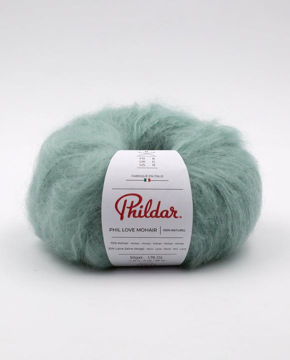 Phildar LOVE MOHAIR knitting yarn 50g (mohair, wool)