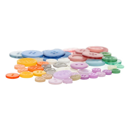 Trimits pastelinių sagų rinkinys 50g (9-23mm)