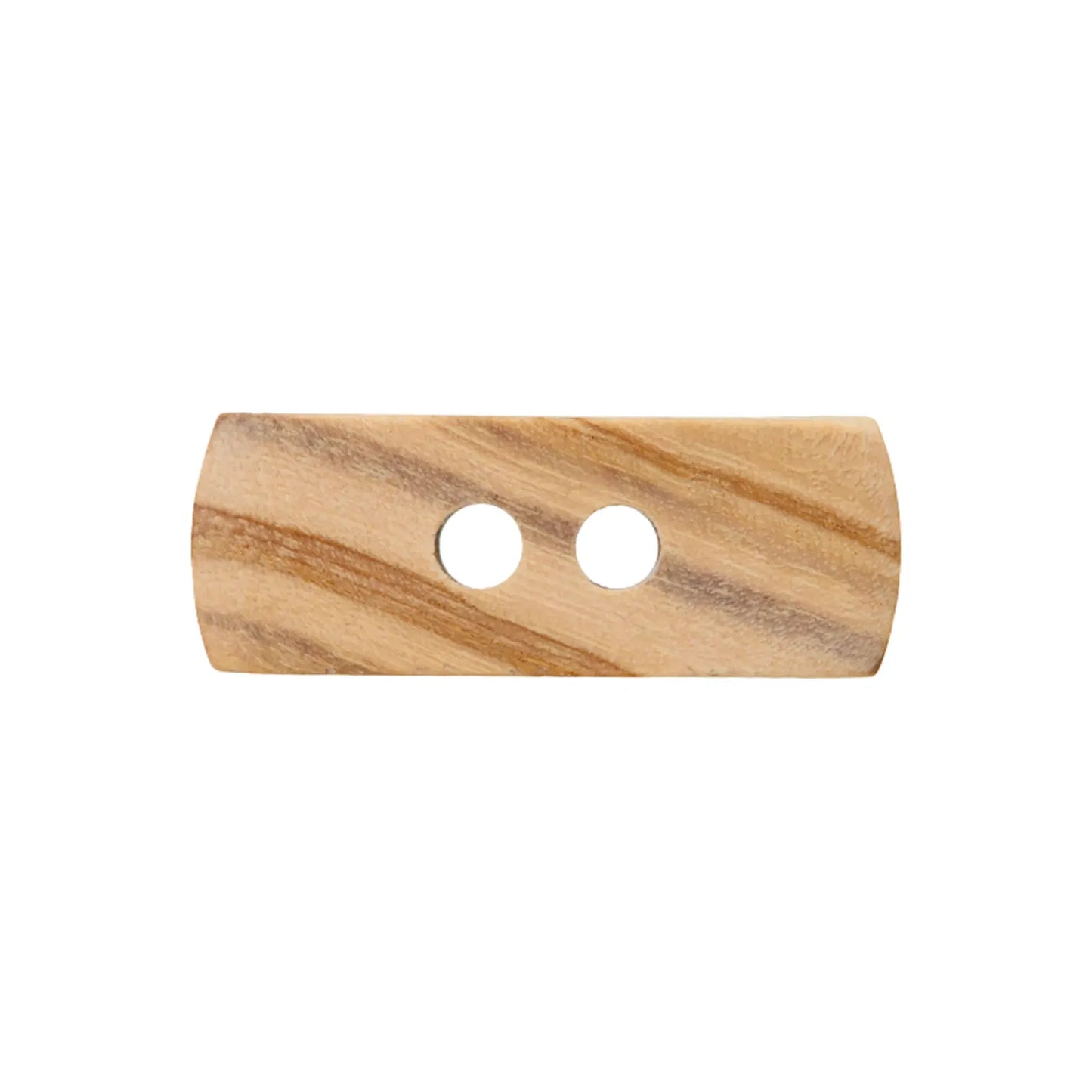 Medinės pailgos sagos 25x9mm