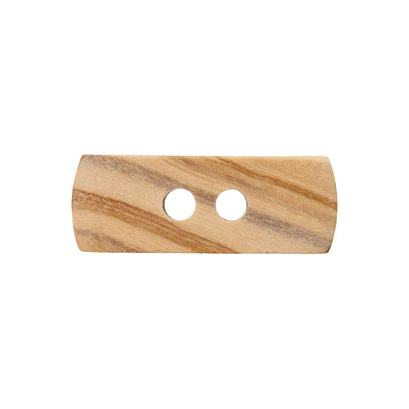 Medinės pailgos sagos 25x9mm