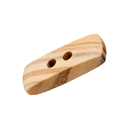 Medinės pailgos sagos 25x9mm
