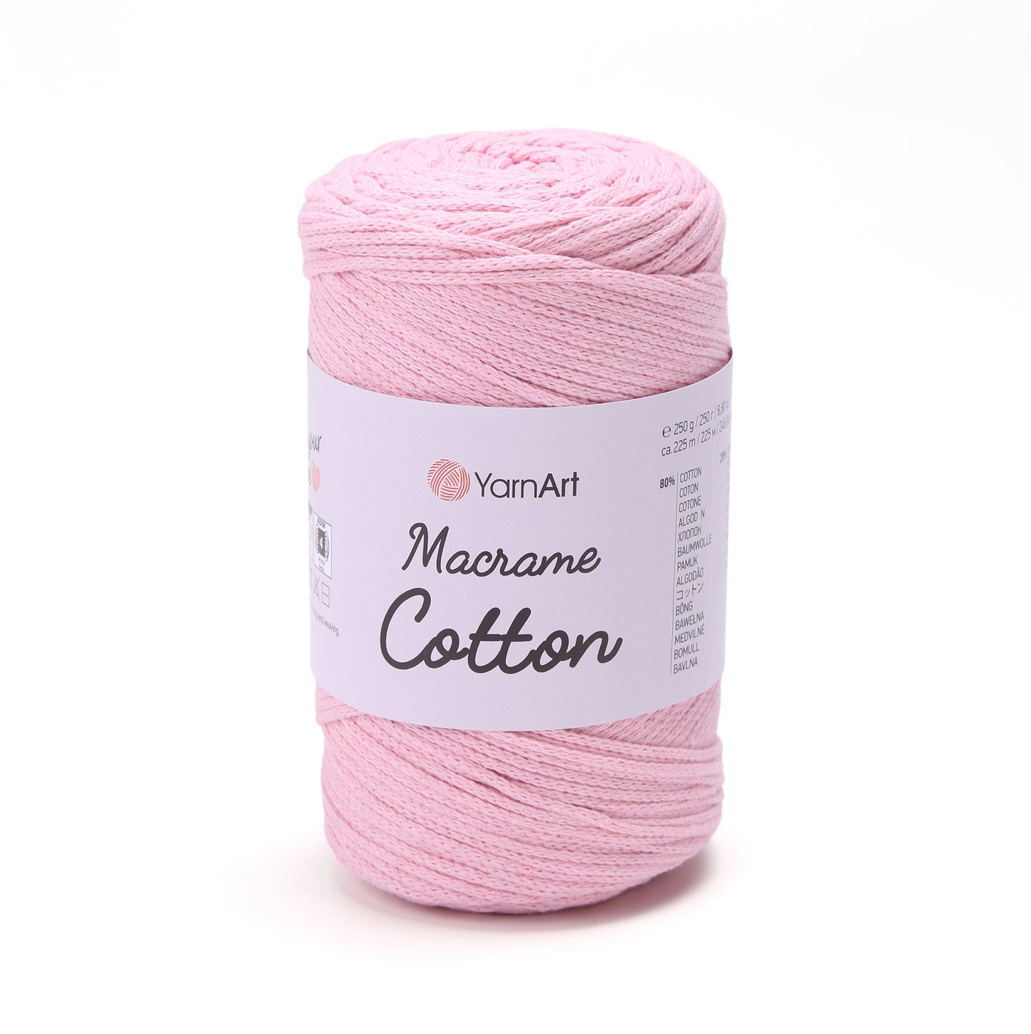 YarnArt Macrame Cotton Virvutė 250g (medvilnė, poliesteris)