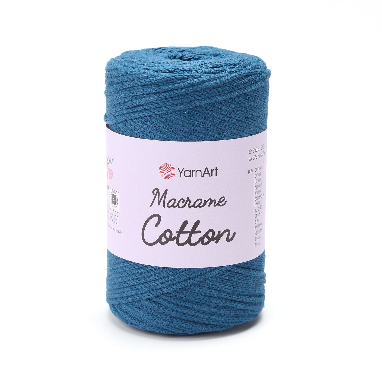 YarnArt Makrāmē kokvilnas virvīte 250g (kokvilna, poliesters)