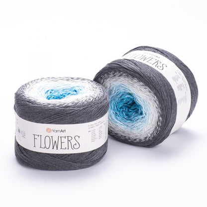 YarnArt Flowers diegi 250g (kokvilna, akrils)
