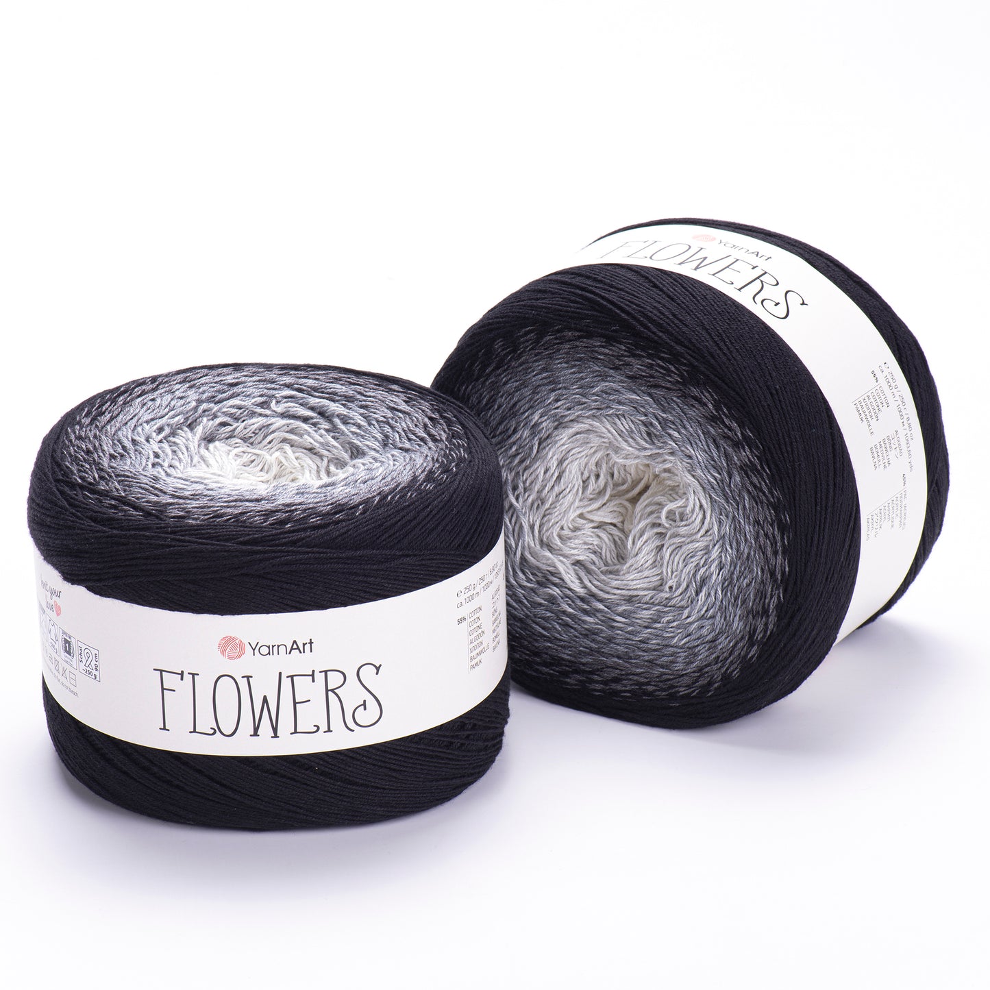 YarnArt Flowers diegi 250g (kokvilna, akrils)