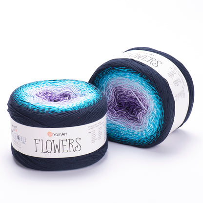 YarnArt Flowers diegi 250g (kokvilna, akrils)