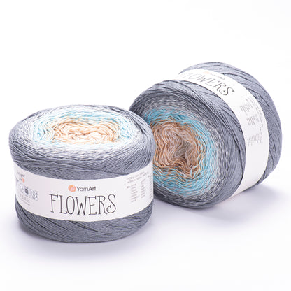 YarnArt Flowers diegi 250g (kokvilna, akrils)