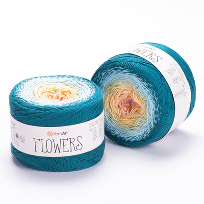 YarnArt Flowers diegi 250g (kokvilna, akrils)