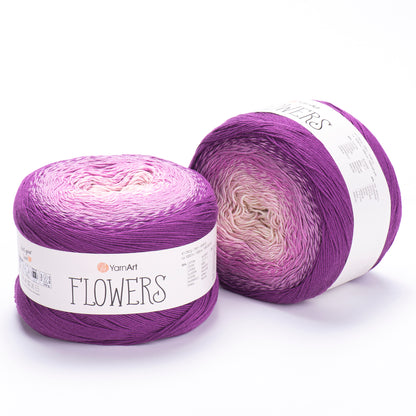 YarnArt Flowers diegi 250g (kokvilna, akrils)