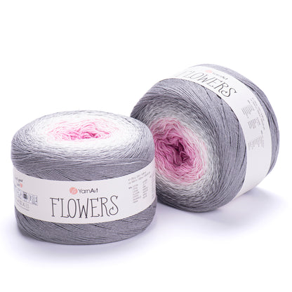 YarnArt Flowers diegi 250g (kokvilna, akrils)