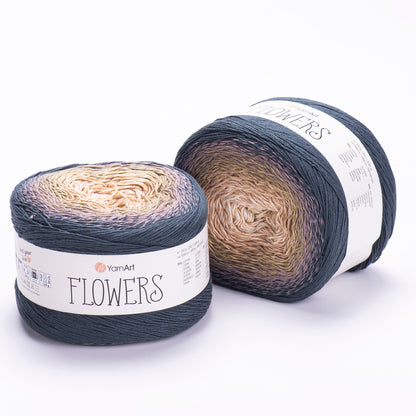 YarnArt Flowers diegi 250g (kokvilna, akrils)