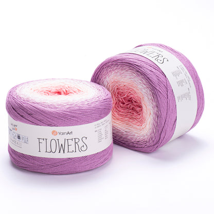 YarnArt Flowers diegi 250g (kokvilna, akrils)