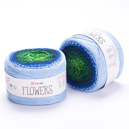 YarnArt Flowers diegi 250g (kokvilna, akrils)