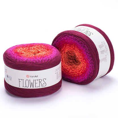 YarnArt Flowers diegi 250g (kokvilna, akrils)