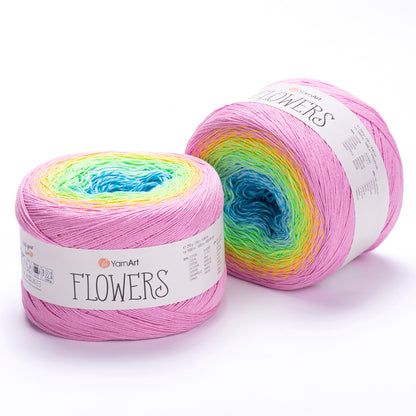 YarnArt Flowers diegi 250g (kokvilna, akrils)