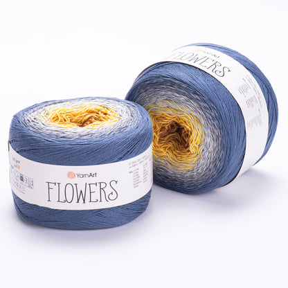 YarnArt Flowers diegi 250g (kokvilna, akrils)