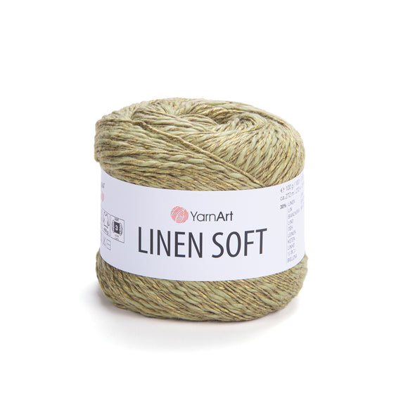 YarnArt Linen Soft siūlai 100g (linas, viskozė, medvilnė)