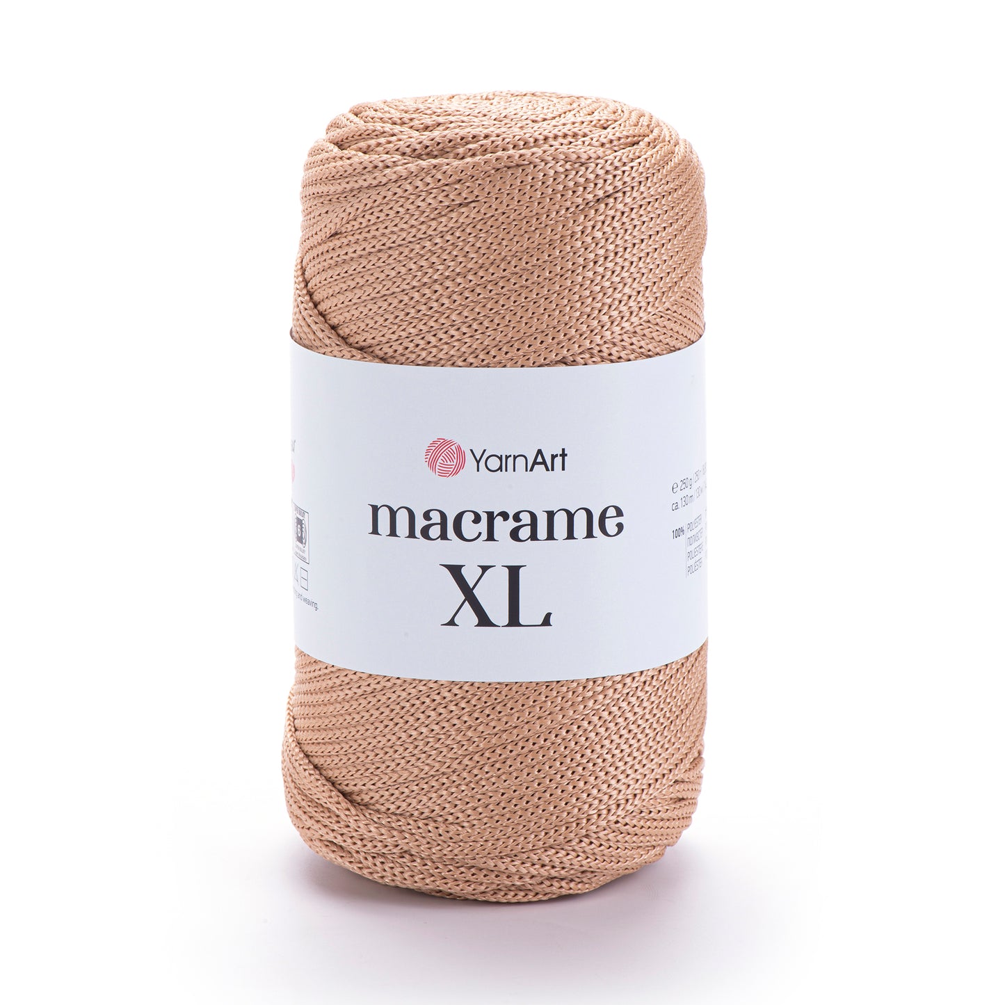 YarnArt Macrame XL Virvutė 250g (poliesteris)