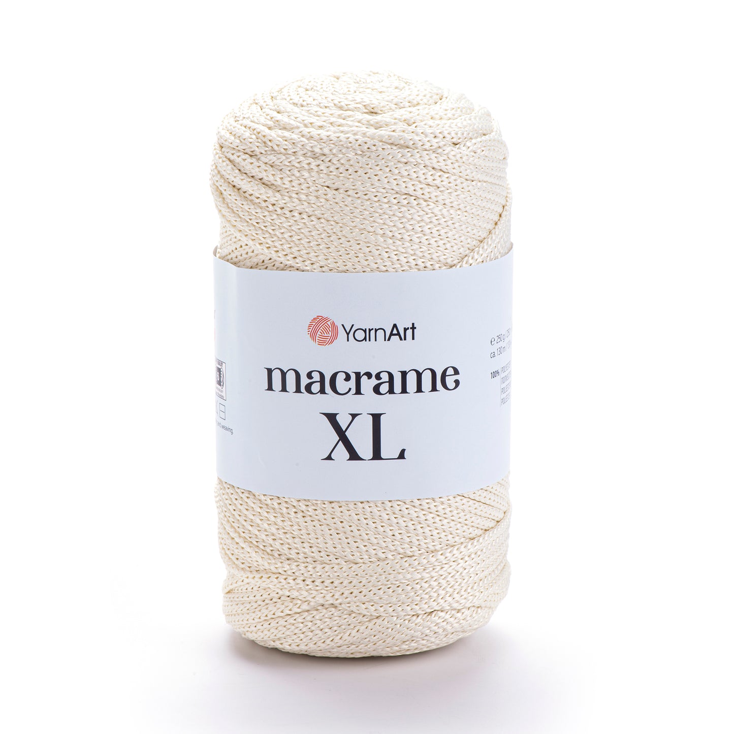 YarnArt Macrame XL Virvutė 250g (poliesteris)