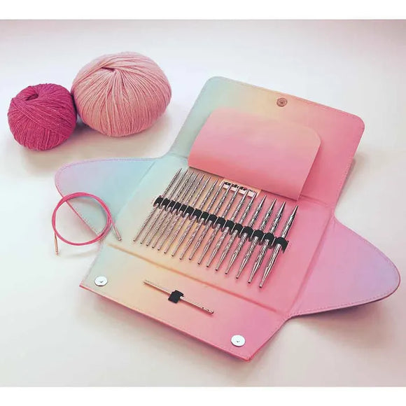 Addi Click Unicorn 13cm virbalų rinkinys keičiamu valu 60cm-100cm