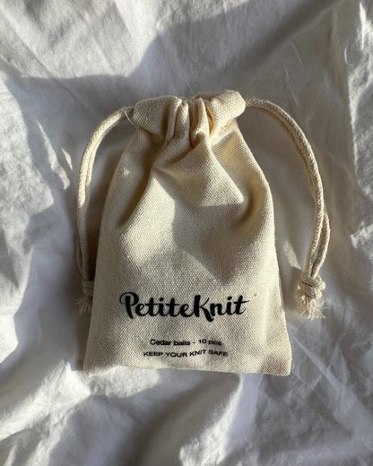 PetiteKnit kedro medienos rutuliukai 10vnt.