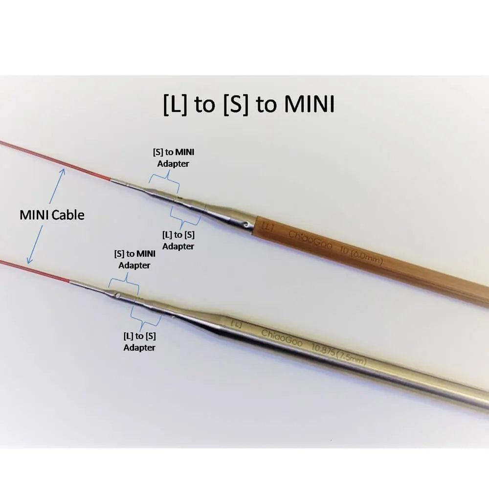 ChiaoGoo prisukamų virbalų adapteriai 2vnt.