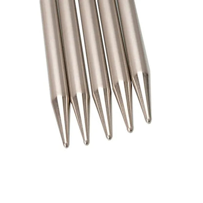 Chiaogoo metaliniai mezgimo virbalai kojinėms 15cm-20cm
