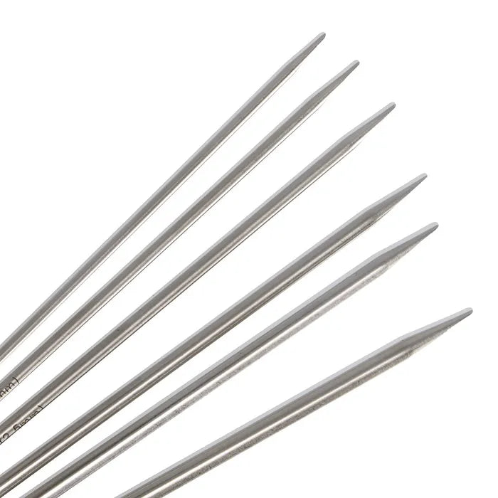 Chiaogoo metaliniai mezgimo virbalai kojinėms 15cm-20cm