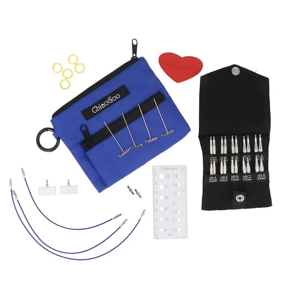 Chiaogoo Twist Lace Combo 5cm - 8cm virbalų rinkinys keičiamu valu (3.50-5.00mm)