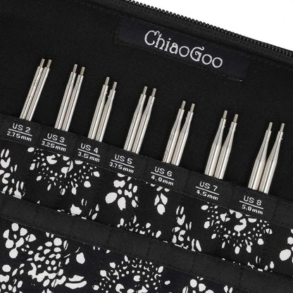 Chiaogoo Twist Red Lace trumpų 10cm virbalų rinkinys keičiamu valu (Complete)