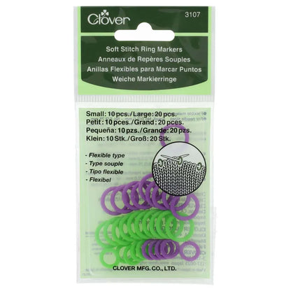 Clover mezgimo žymekliai 30vnt. (apvalūs)