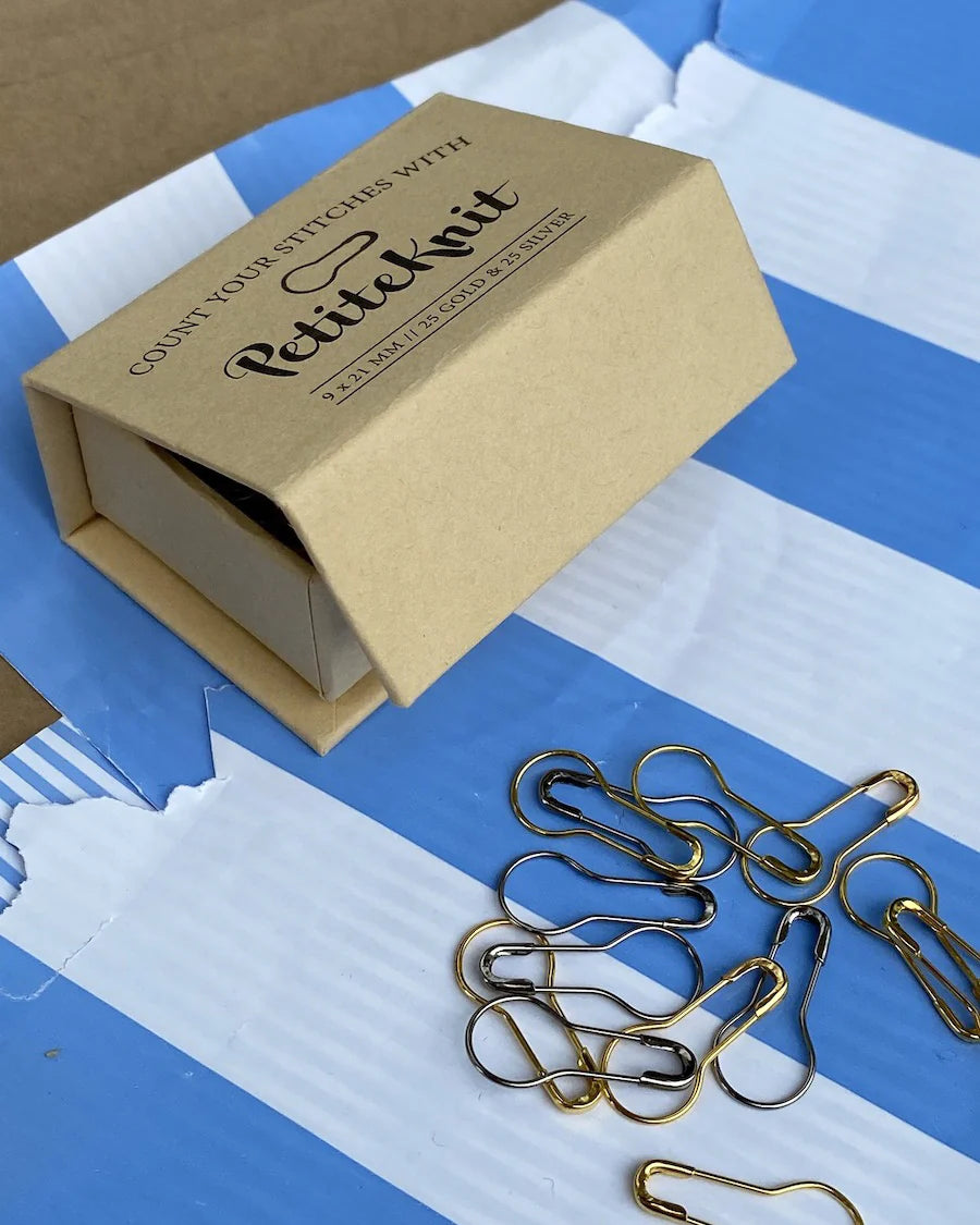 PetiteKnit metaliniai mezgimo žymekliai 50vnt.