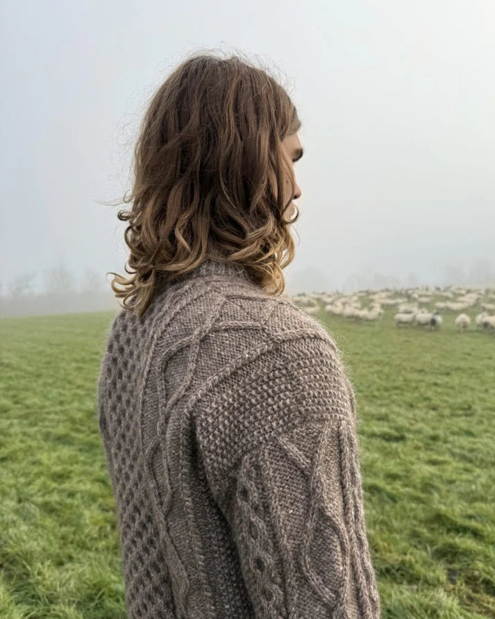 PetiteKnit Dagmar Zipper Sweater Man - Schema