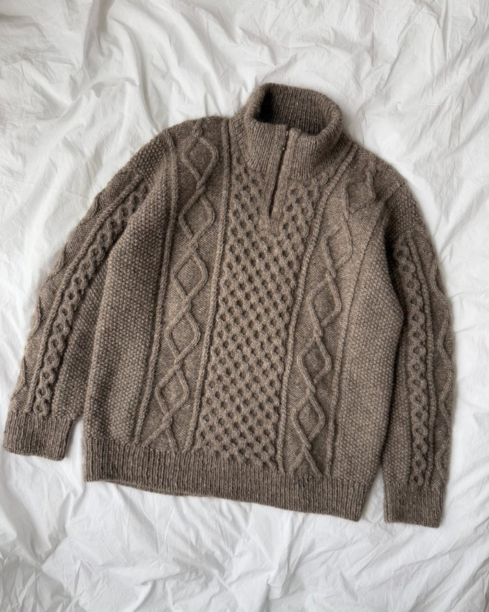 PetiteKnit Dagmar Zipper Sweater Man - Schema