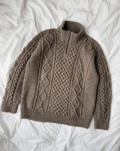 PetiteKnit Dagmar Zipper Sweater Man - Schema